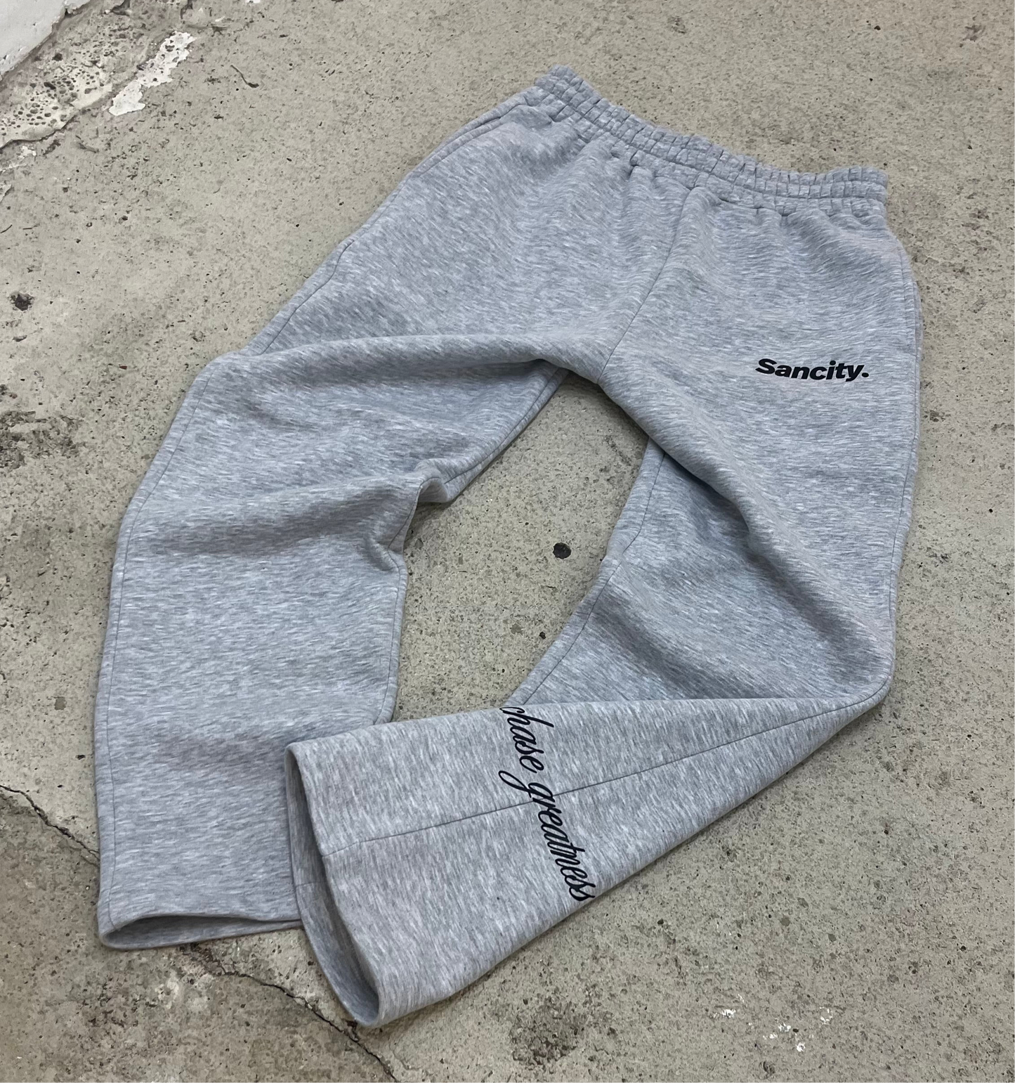 chase greatness sweatpants grey.