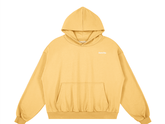 Basic Hoodie yellow.