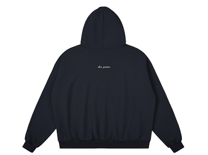 Basic Hoodie Navy Blue.