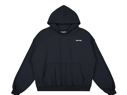 Basic Hoodie Navy Blue.