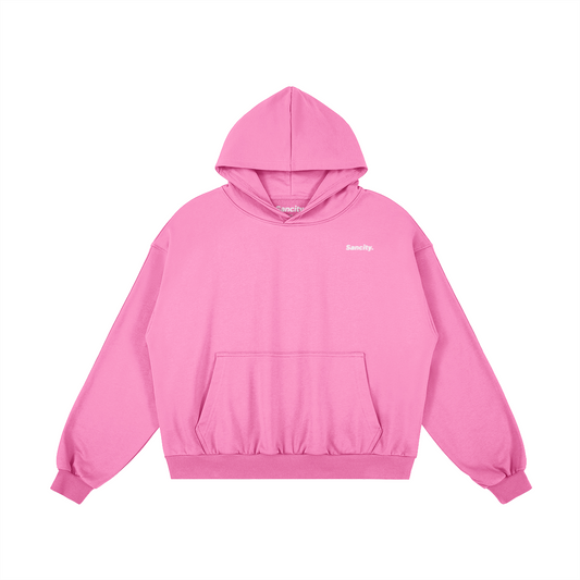 Basic Hoodie pink.