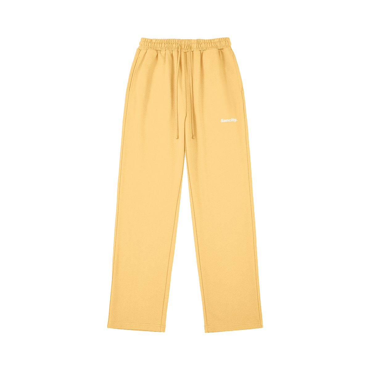 Yellow Openleg Pants.