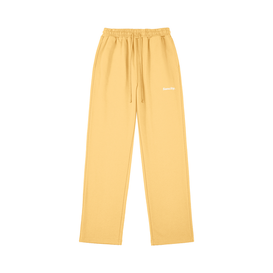 Yellow Openleg Pants.